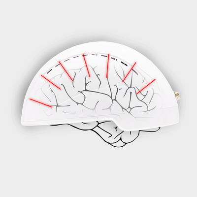 Casco médico de la fisioterapia de lesión de Brain Rehabilition Infrared Transcrial Neuron para la invitación de la depresión