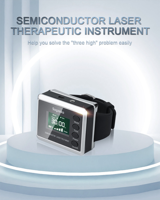 LLLT 450nm 660nm reduce el reloj del laser de la viscosidad de la sangre para el uso mayor de la diabetes