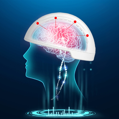 Casco Transcranial médico de Brain Neuron Stimulator 810nm PBM para el casco de Brain Cell Repair Brain Physiotherapy