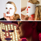 Máquina anti del rejuvenecimiento de la piel de Anging de la función LED de 7 colores de la máscara facial multi del silicón