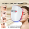 Retiro antienvejecedor ligero rojo infrarrojo facial de la arruga de la máscara 120pcs de la belleza